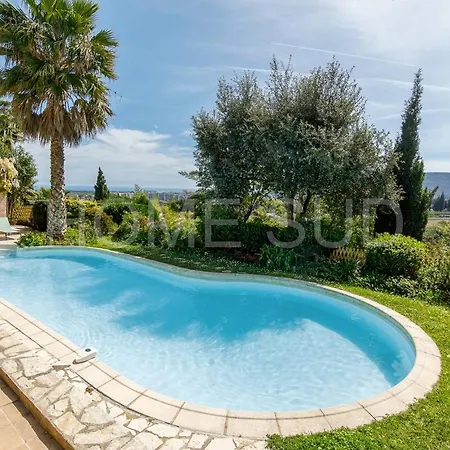 De 5 Piscine Privée Et Vue Panoramique Villa Mandelieu